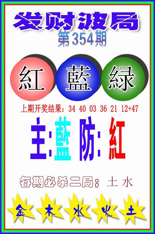 2024354期发财波局