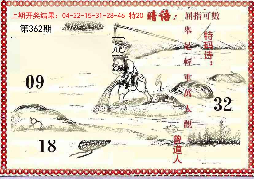 2024362期早开先生暗语