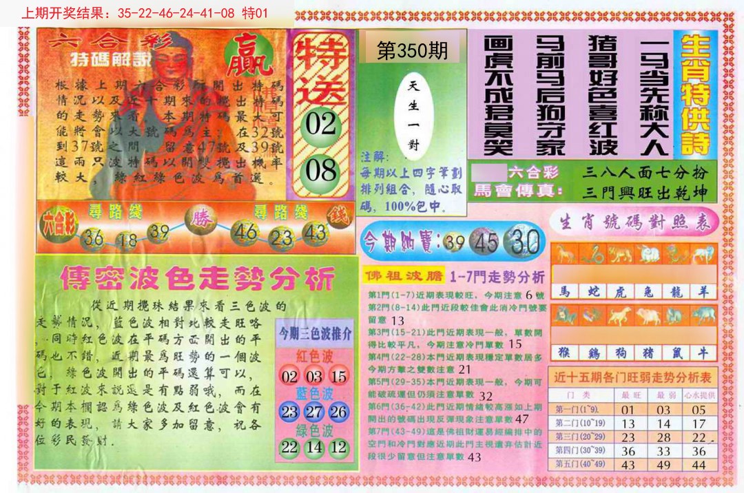 2024350期白小姐三点传密B