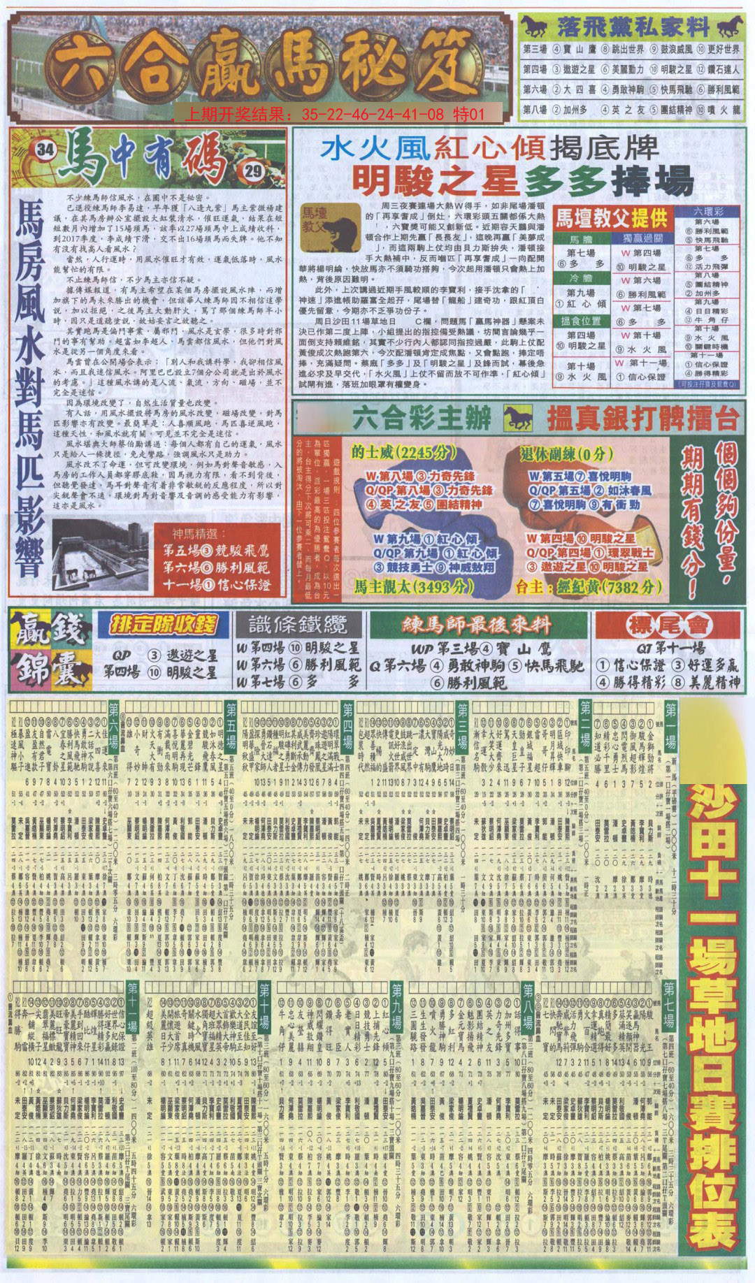 2024350期新报跑狗B