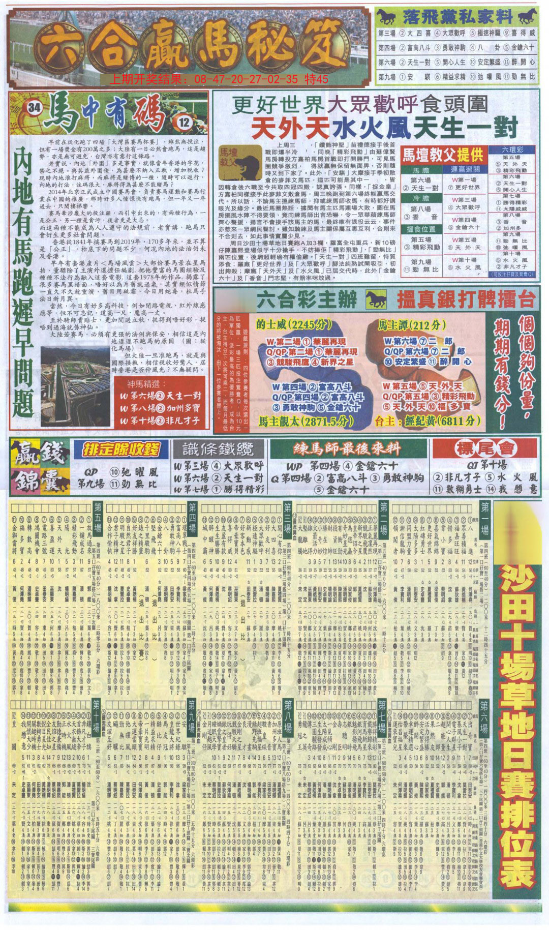 2024344期新报跑狗B