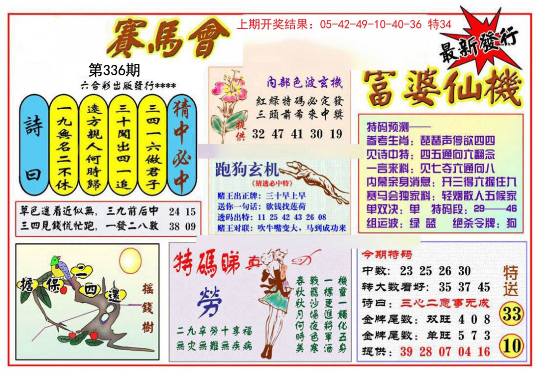 2024336期富婆六合仙机