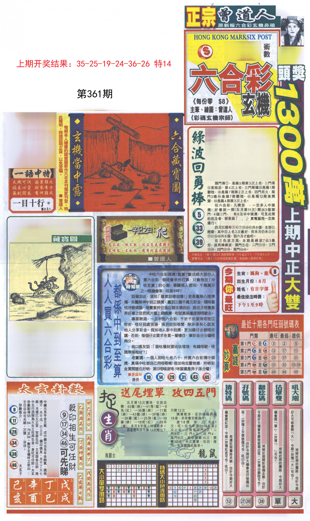 2024361期新报跑狗A