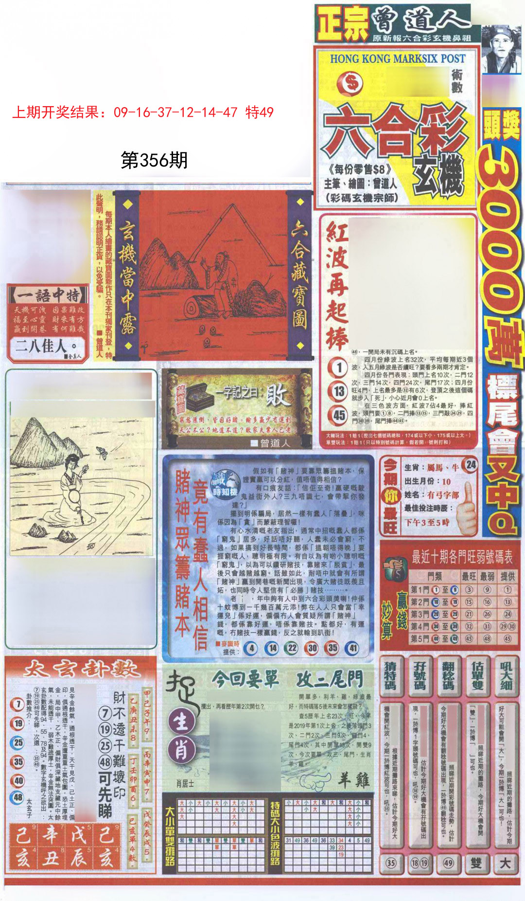 2024356期新报跑狗A