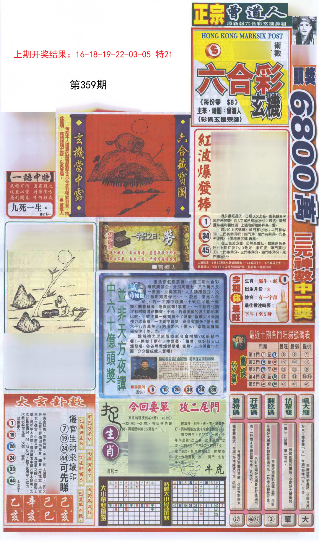 2024359期新报跑狗A