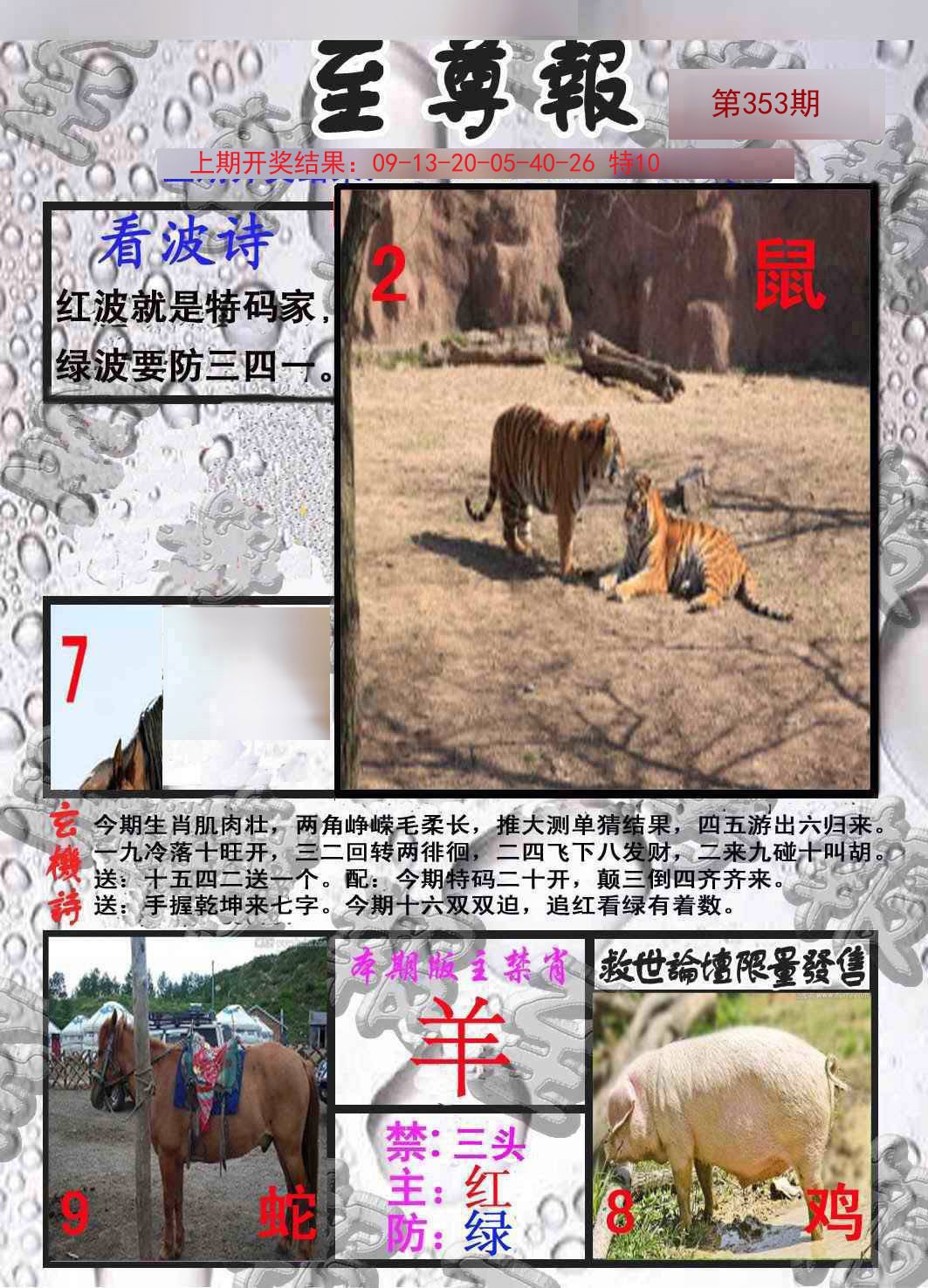 2024353期至尊报