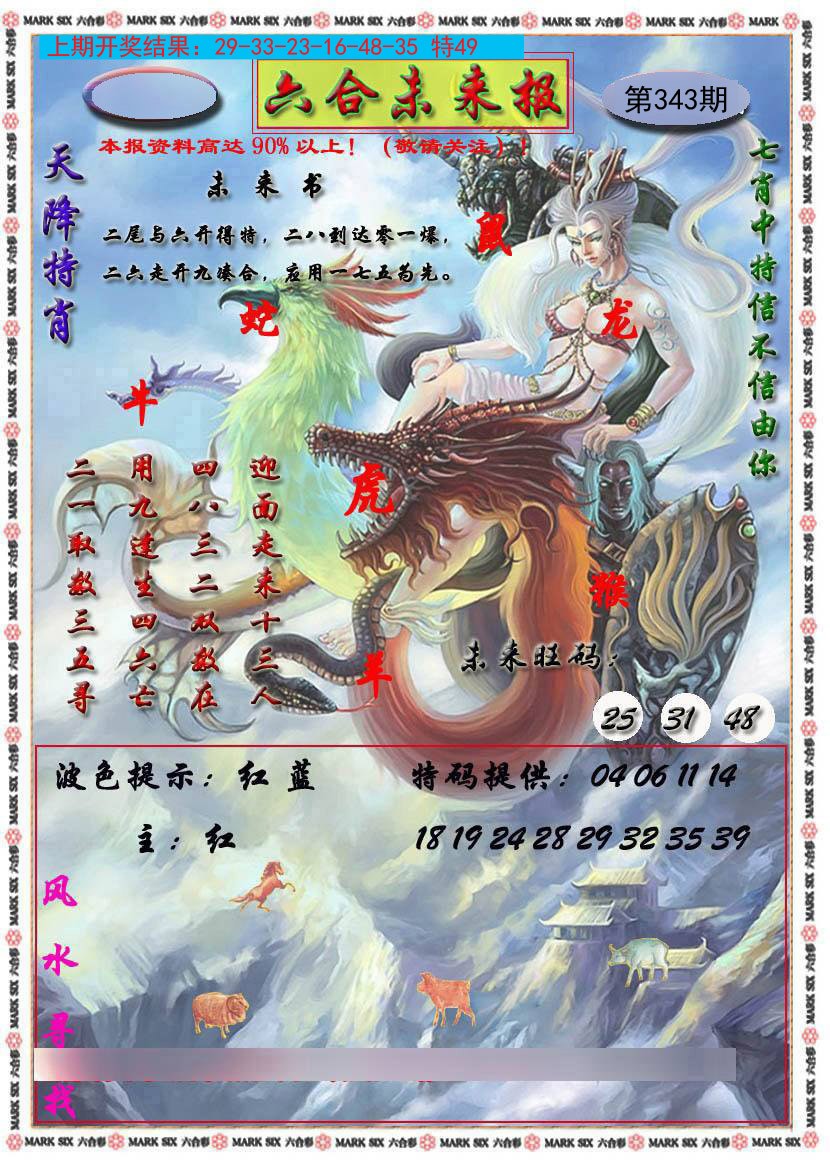 2024343期六合未来报