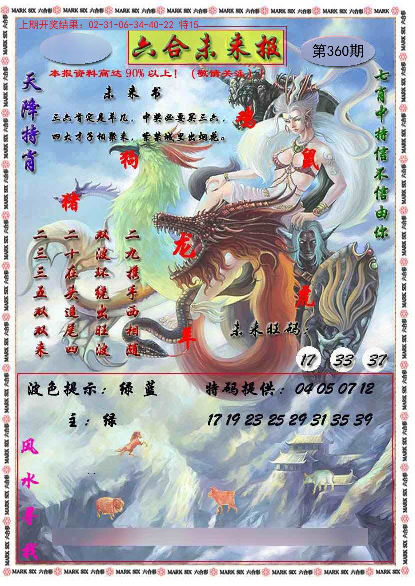 2024360期六合未来报