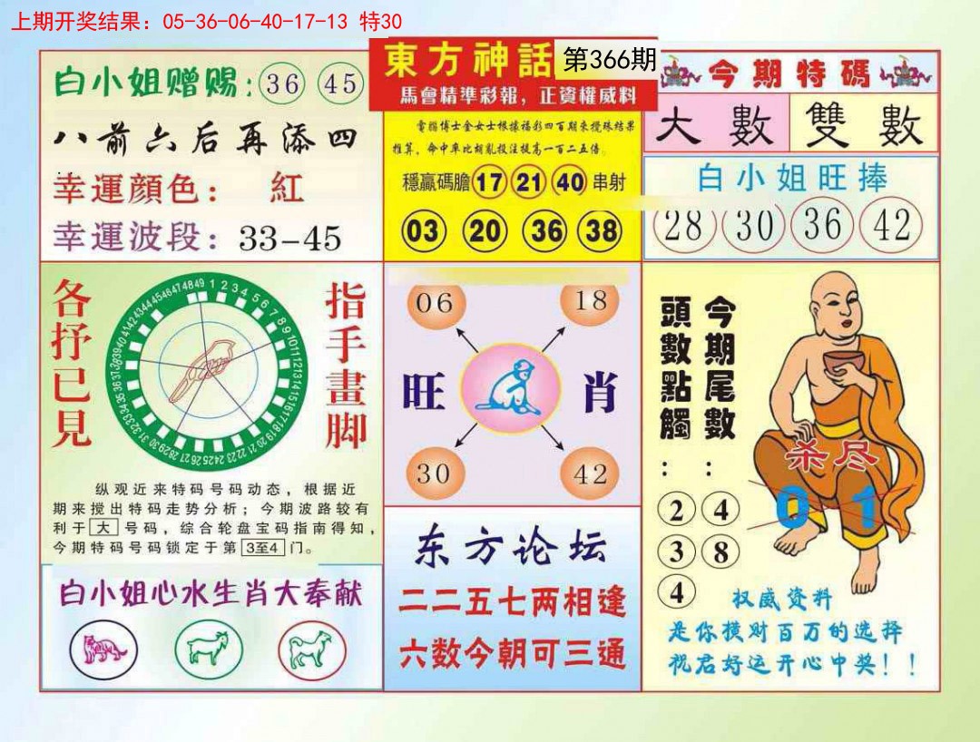 2024366期东方神话