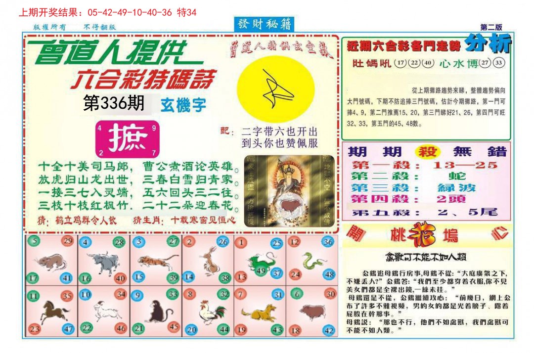 2024336期发财秘籍B