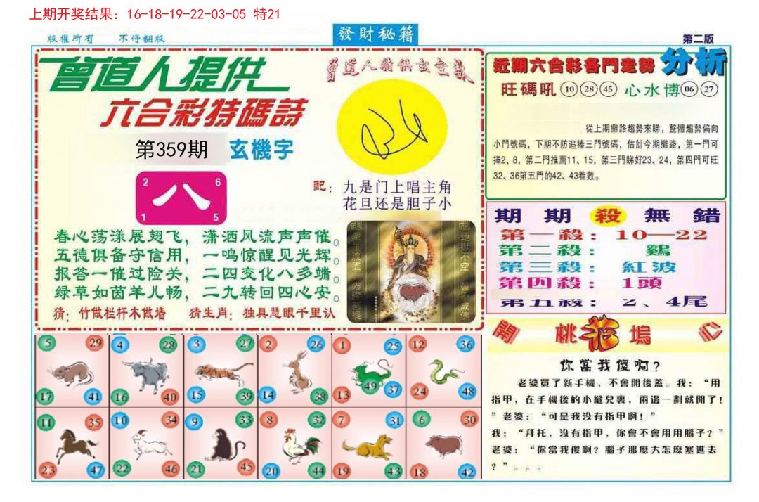 2024359期发财秘籍B