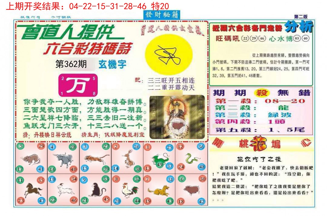2024362期发财秘籍B