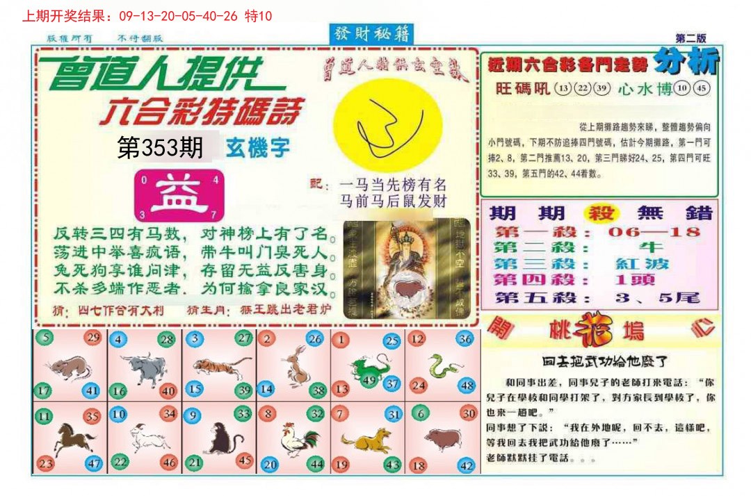 2024353期发财秘籍B