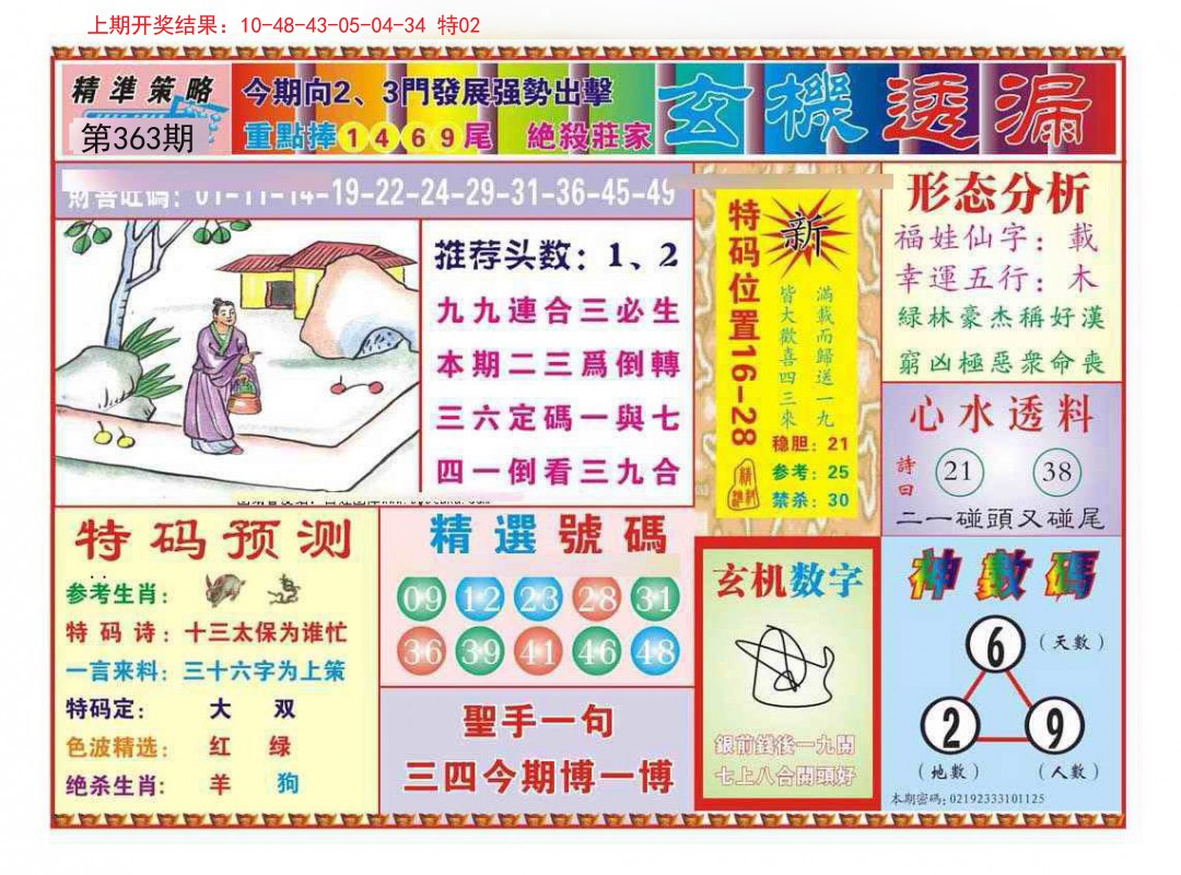 2024363期玄机透漏