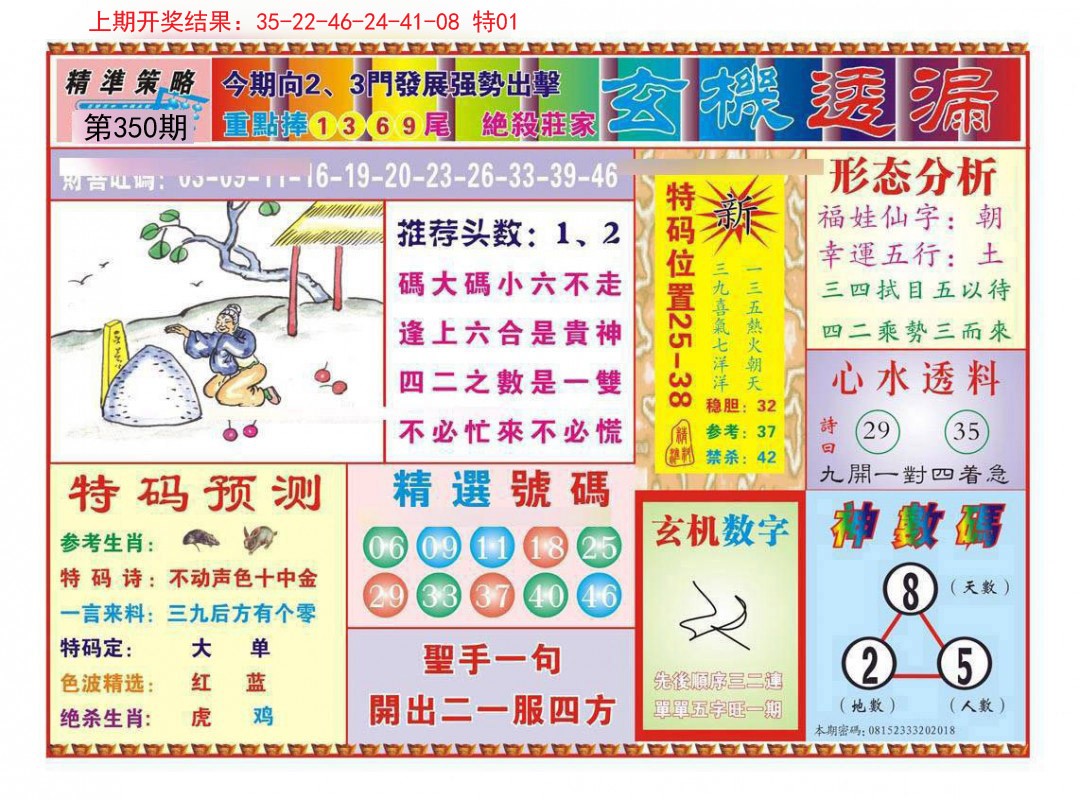 2024350期玄机透漏