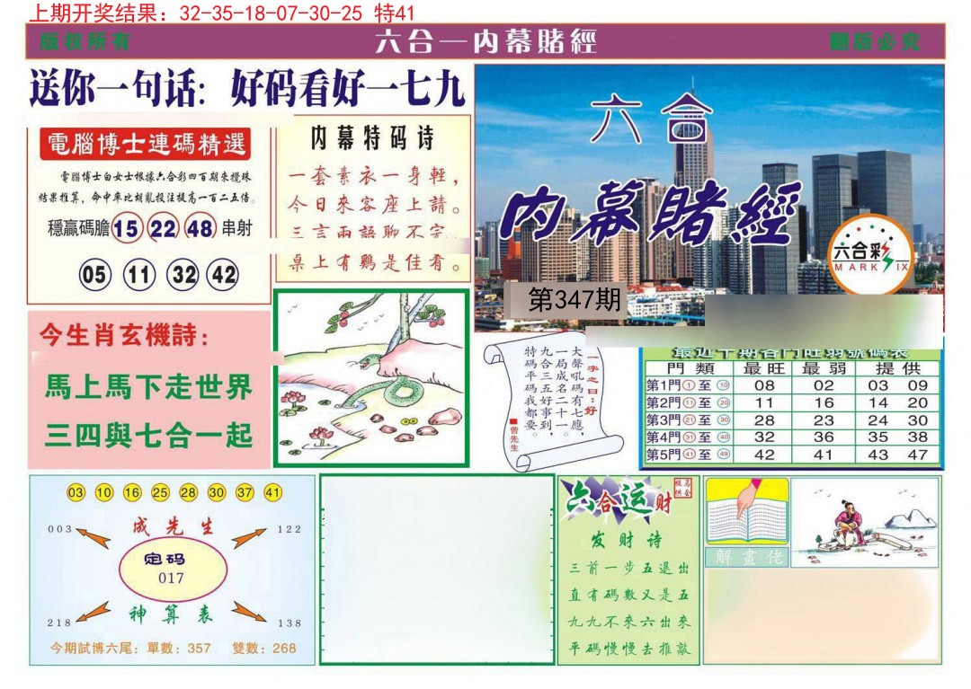 2024347期内幕赌经