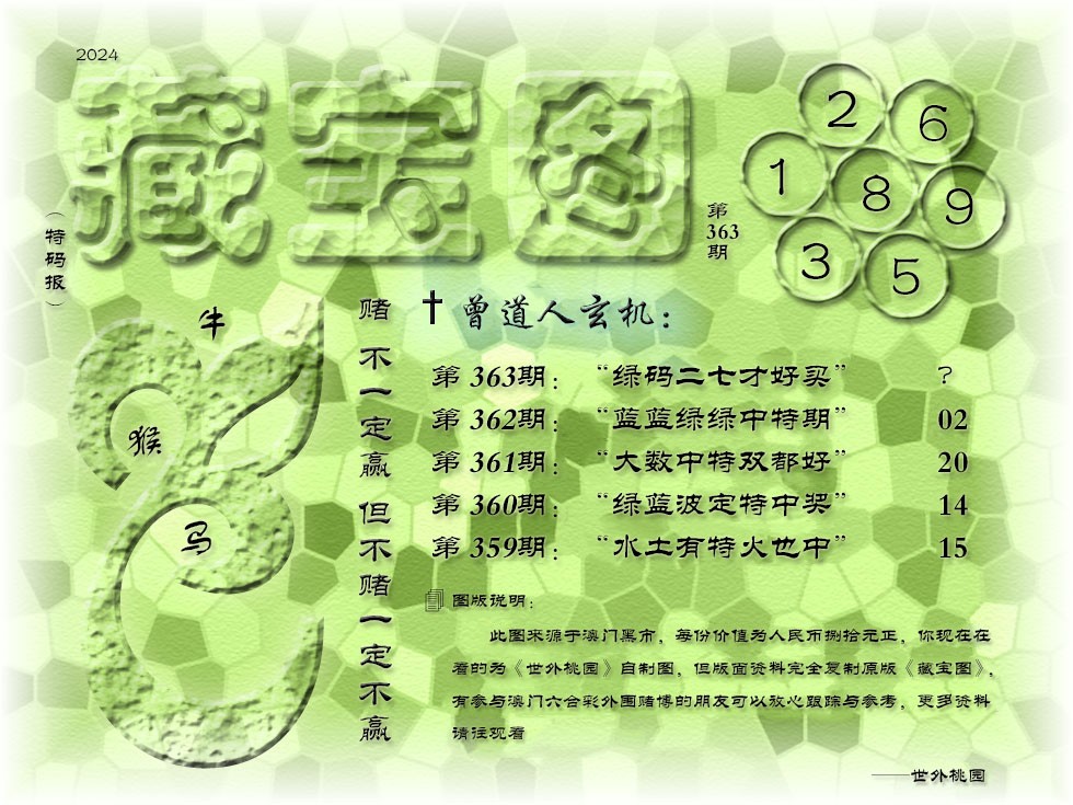 2024363期《藏宝图》