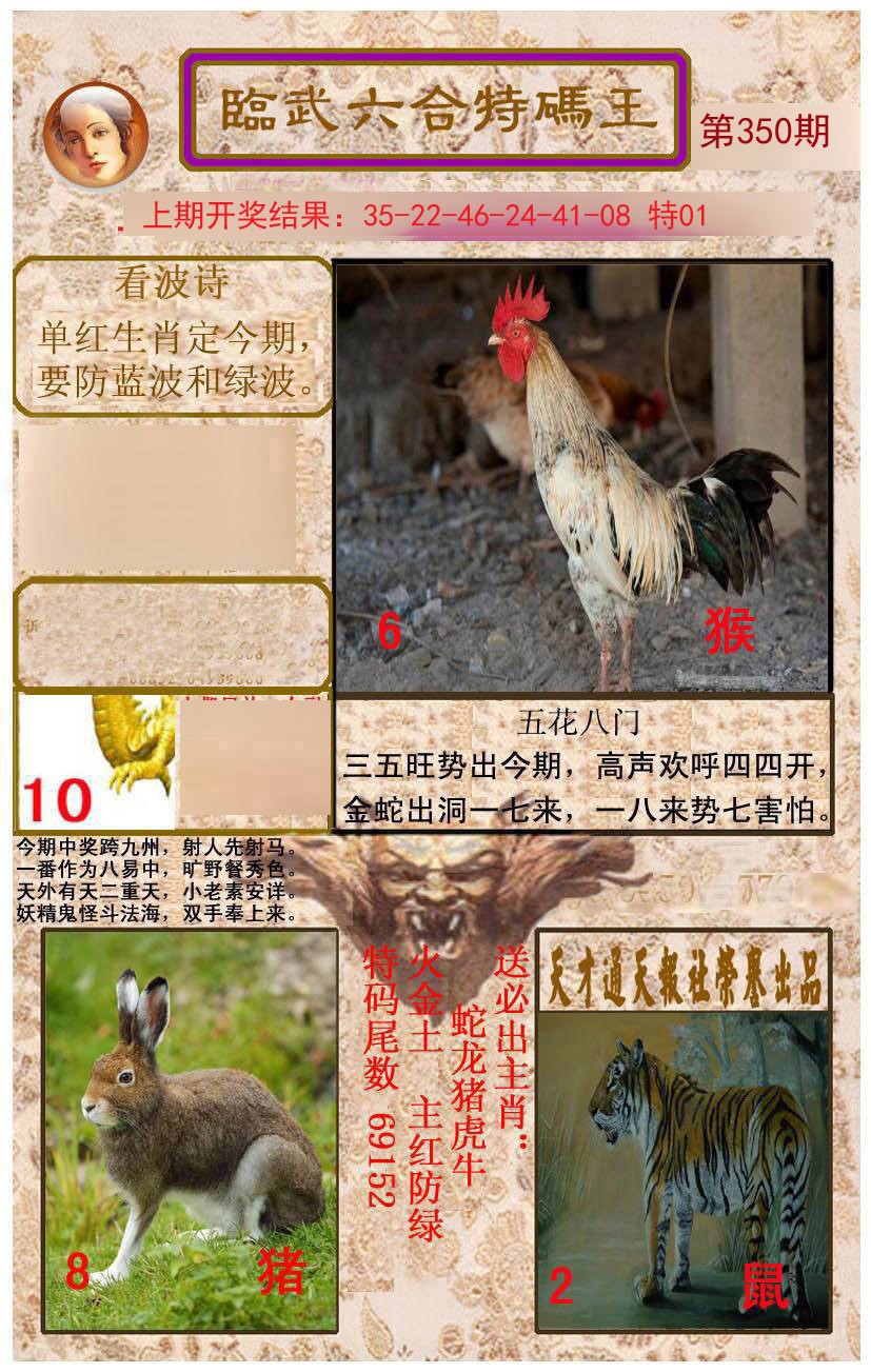 2024350期临武六合特码王