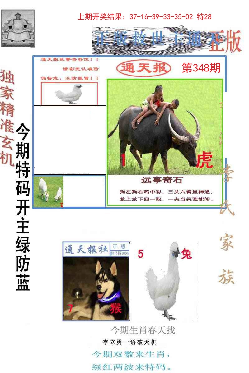 2024348期李力勇通天报