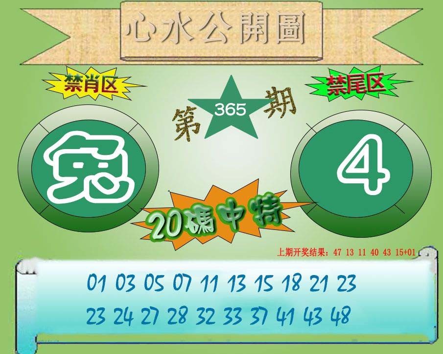 2024365期心水公开图