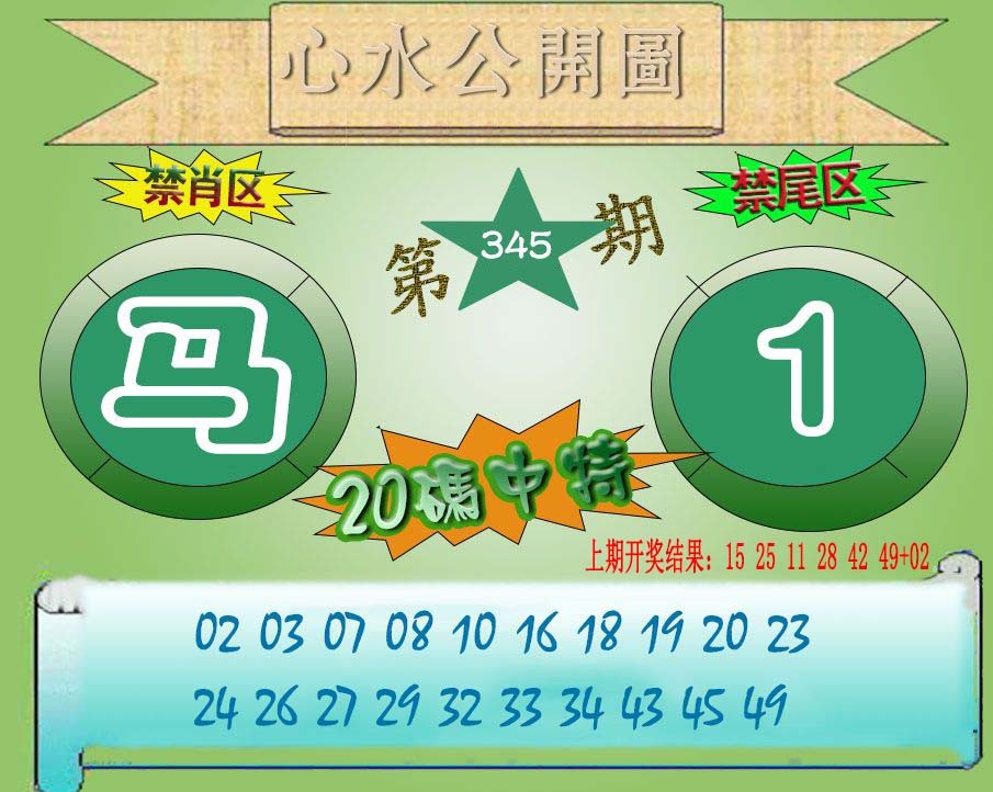 2024345期心水公开图