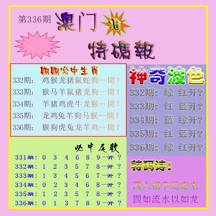 2024336期生财有道特码报