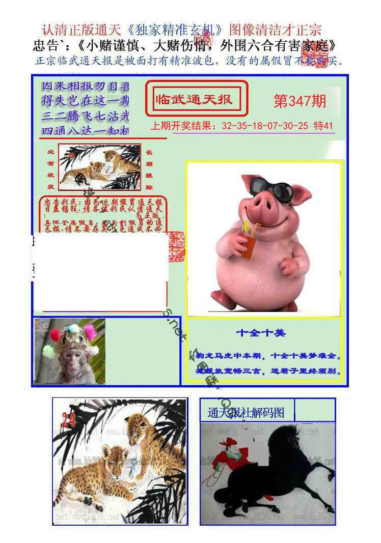 2024347期临武通天报