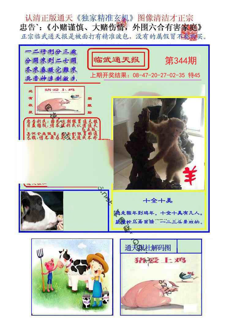 2024344期临武通天报