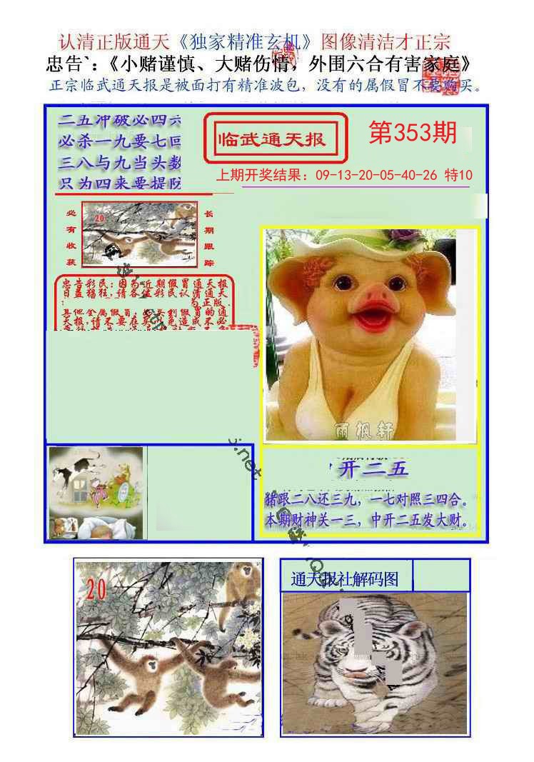 2024353期临武通天报