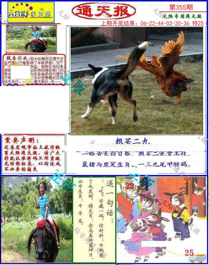 2024355期大陆通天报