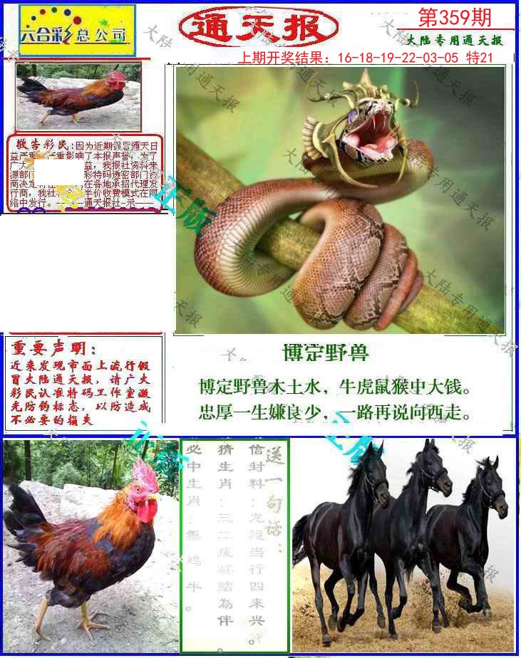 2024359期大陆通天报