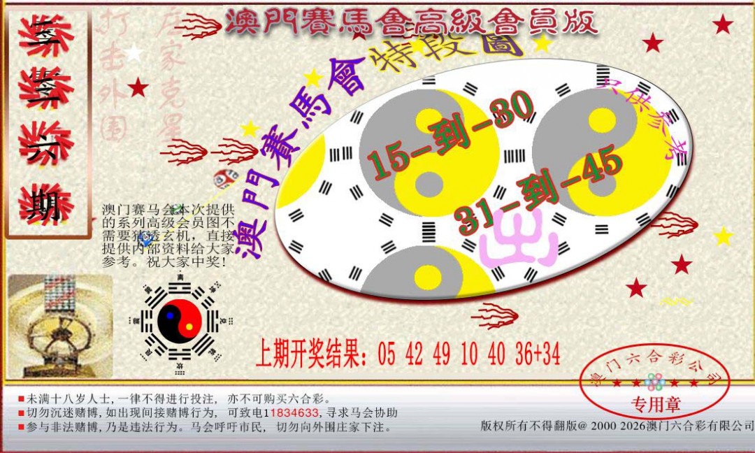 2024336期赛马会高级段数图