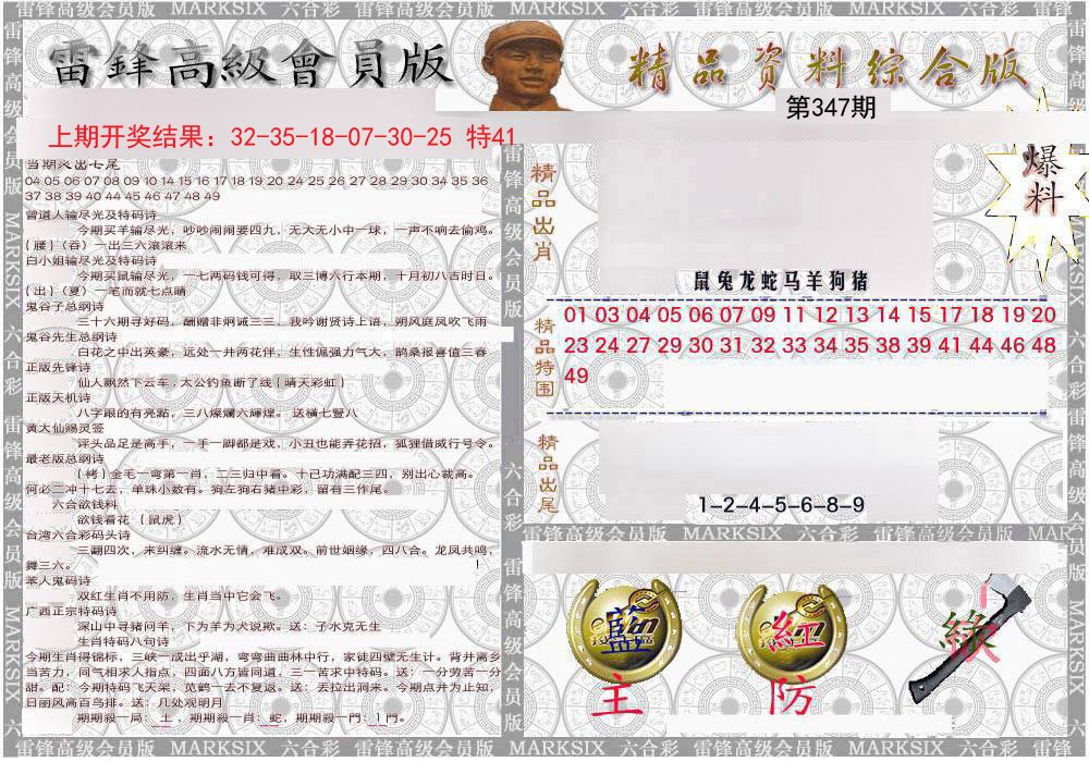 2024347期雷锋资料综合版
