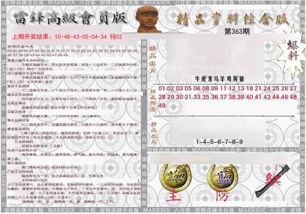 2024363期雷锋资料综合版