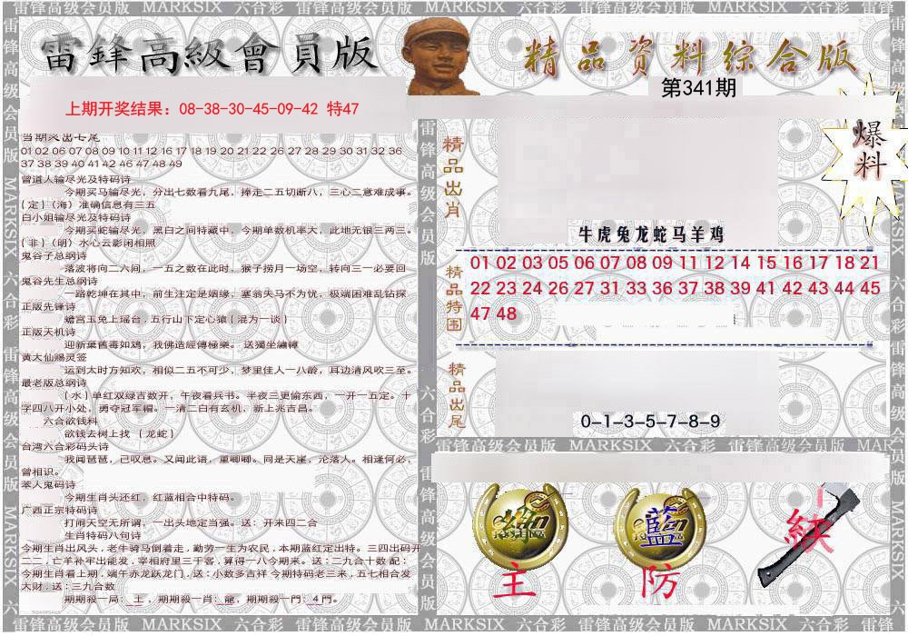 2024341期雷锋资料综合版