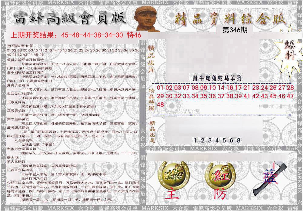 2024346期雷锋资料综合版