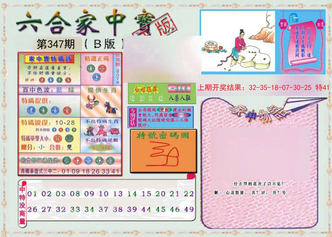 2024347期六合家中宝B