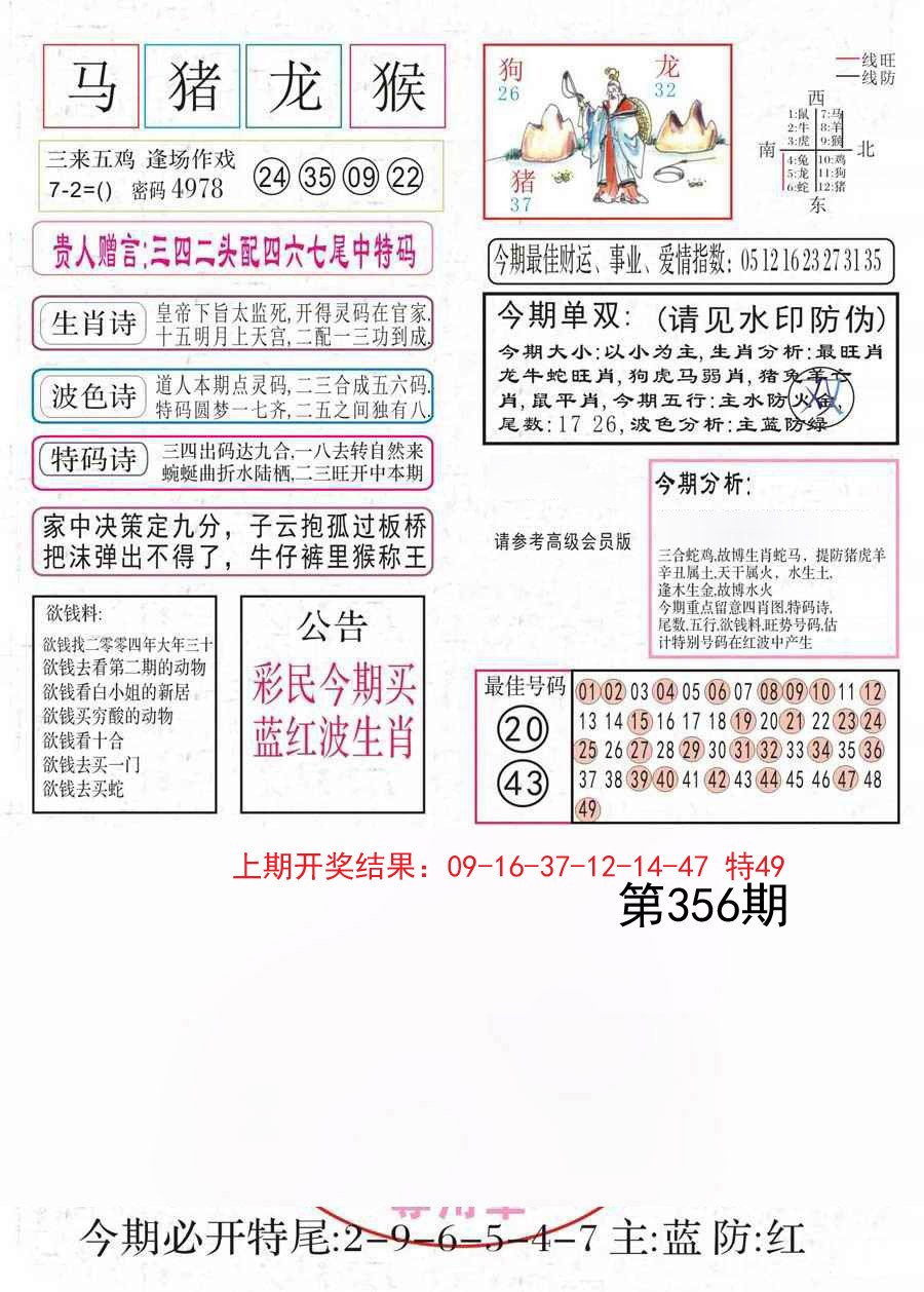 2024356期凤凰闲情A