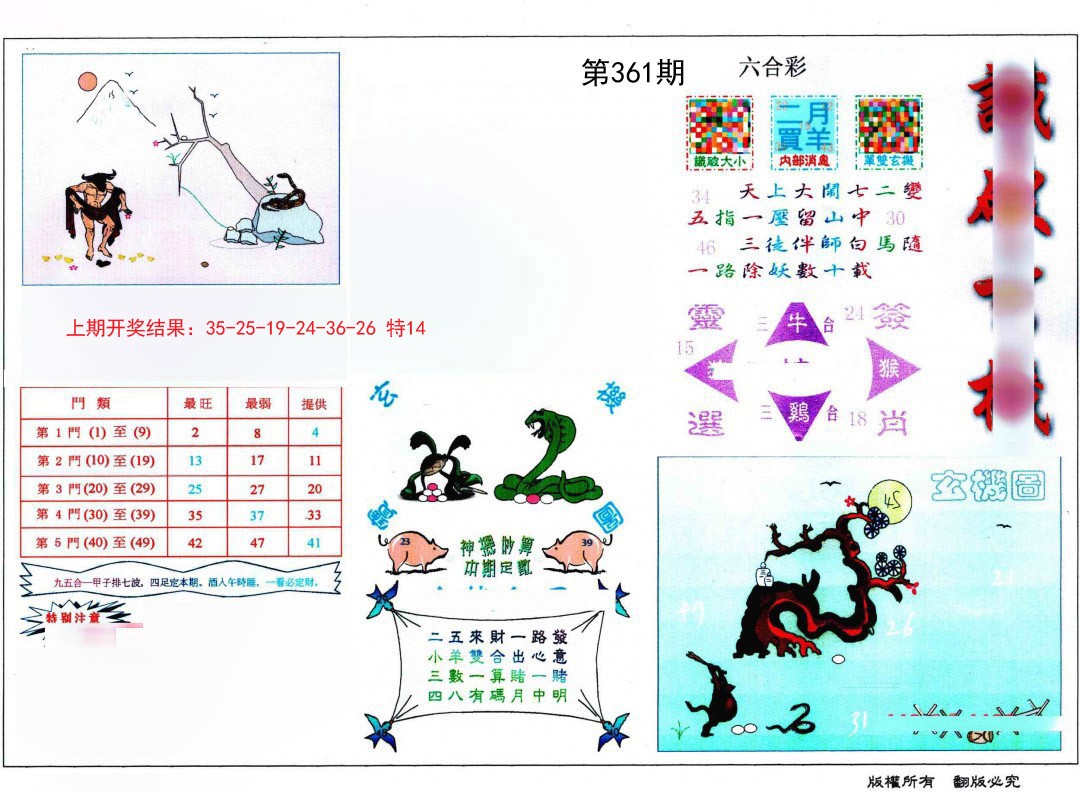 2024361期识破玄机