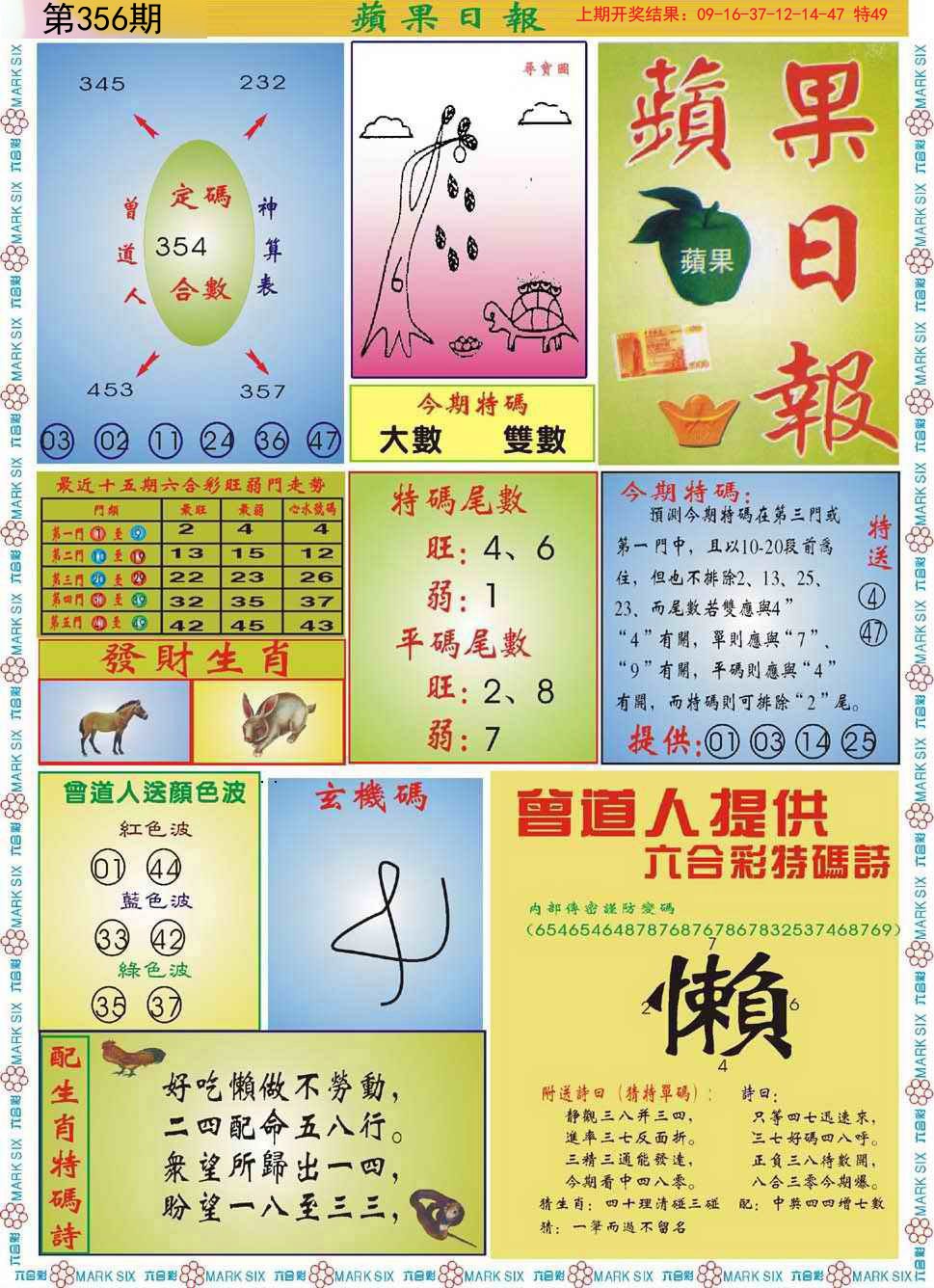 2024356期青苹果日报