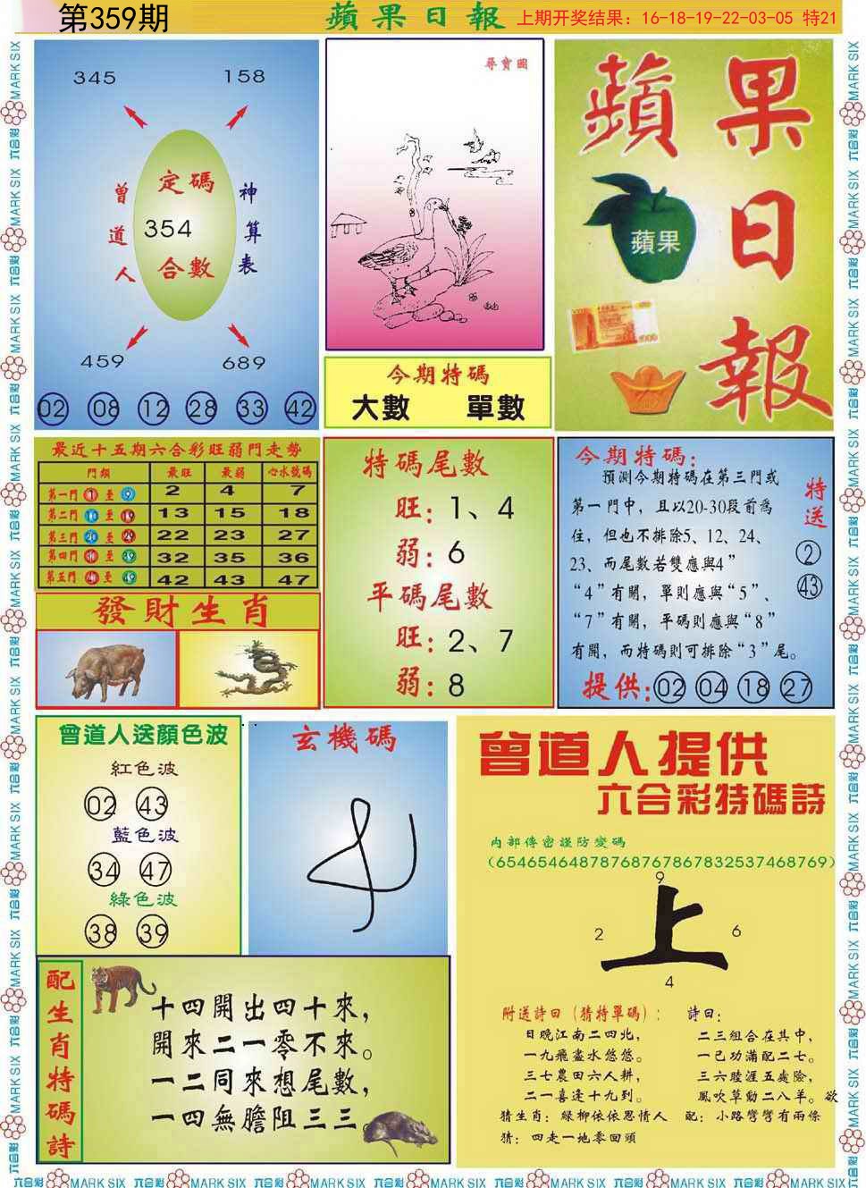 2024359期青苹果日报