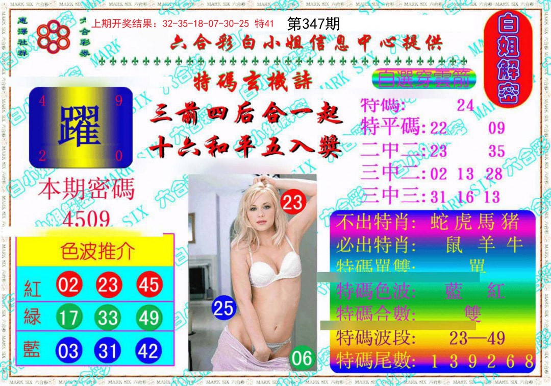 2024347期白姐解密《另版》
