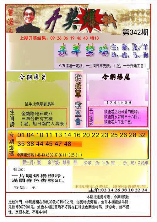 2024342期开奖爆料(新图推荐)