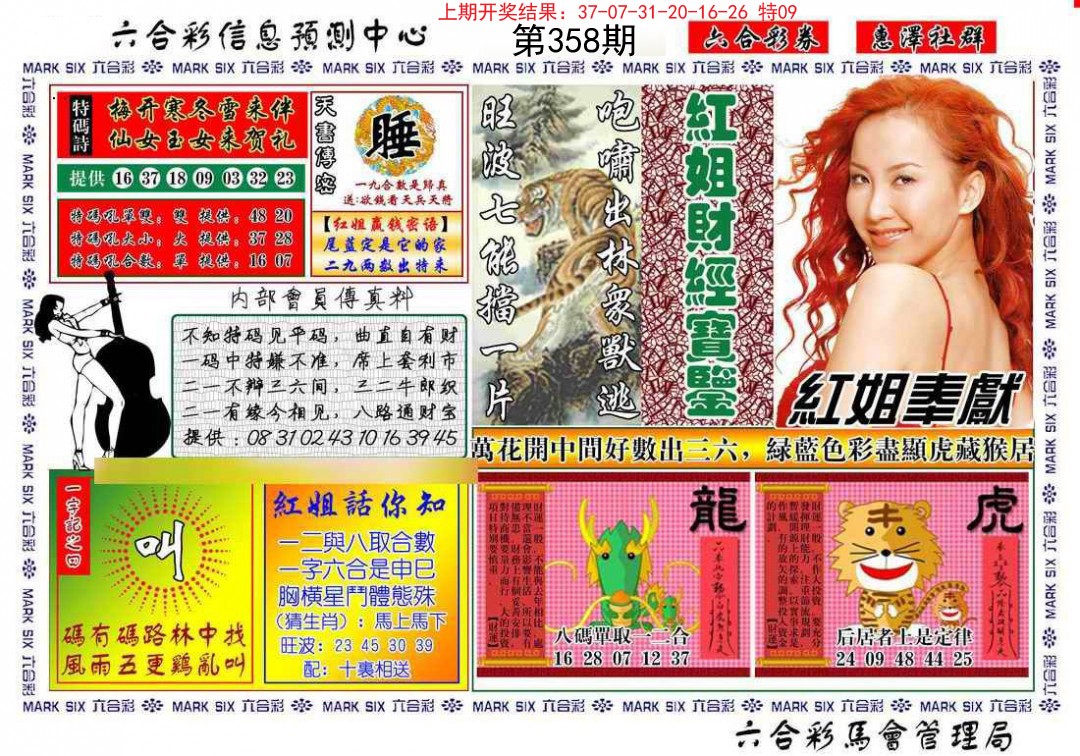 2024358期红姐财经宝鉴