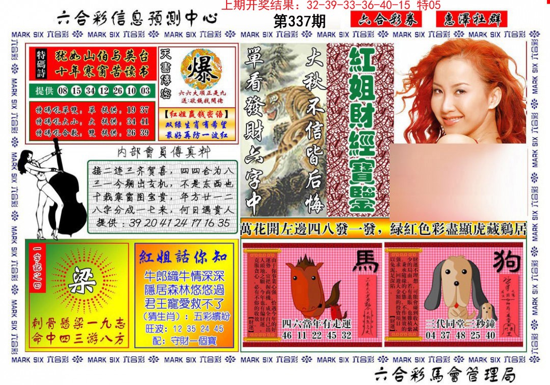 2024337期红姐财经宝鉴