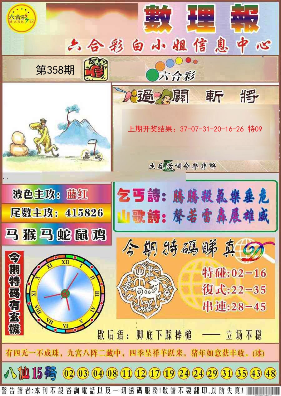 2024358期九龙数理报