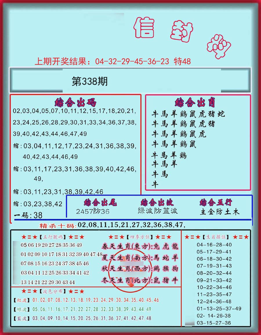 2024338期信封料