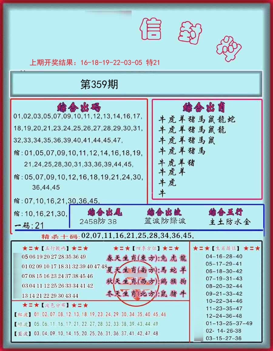 2024359期信封料