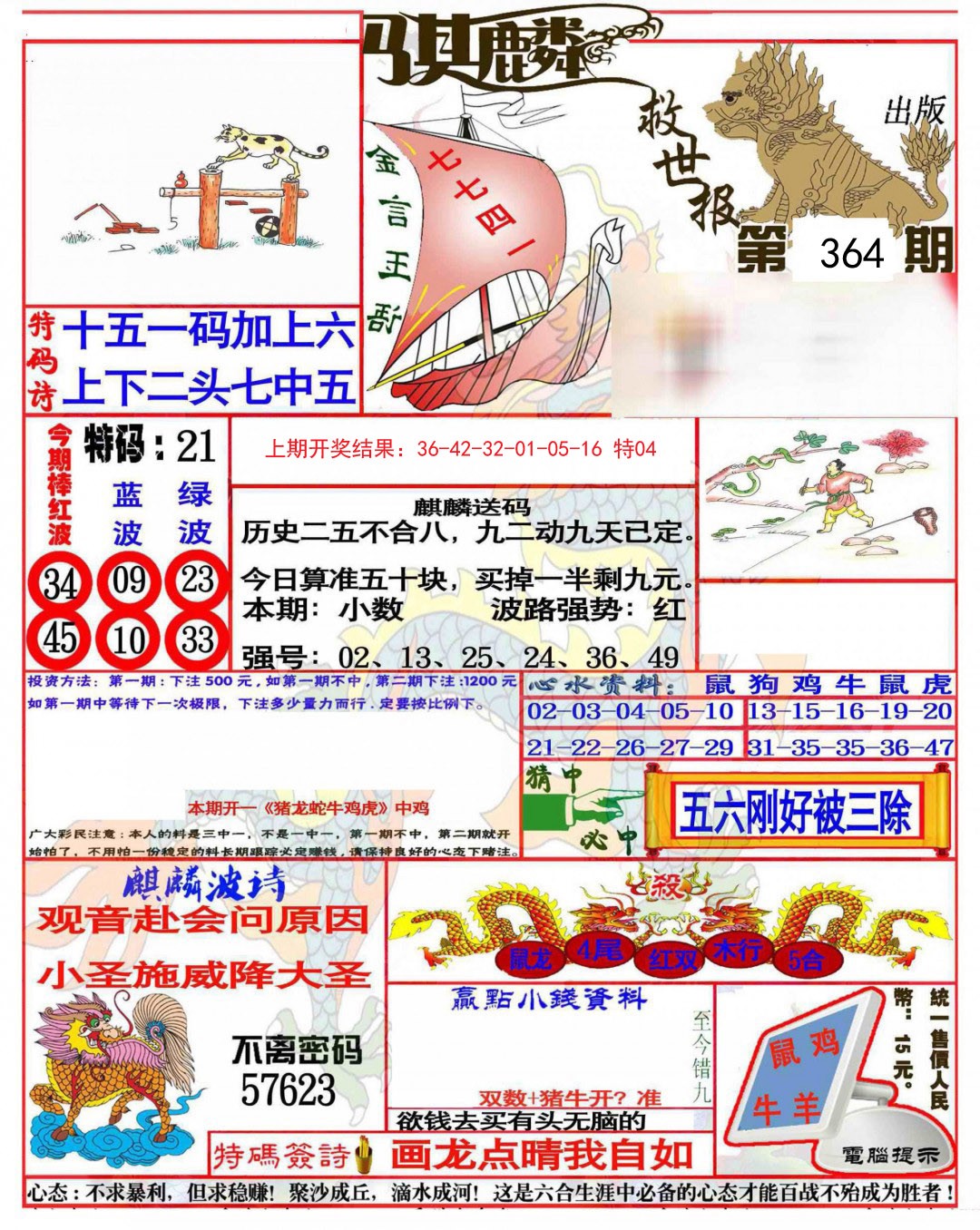 2024364期麒麟救世报(准)