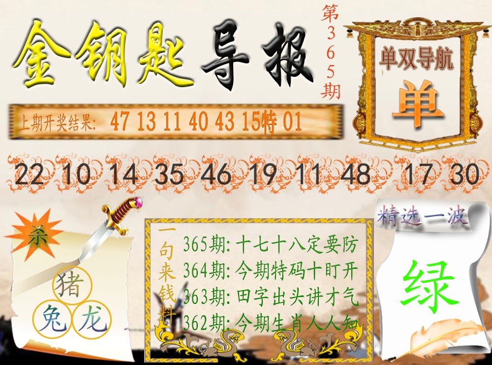 2024365期《金钥匙导报》